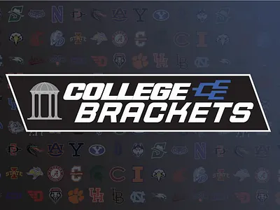 Editorial Graphic: College Brackets graphic design