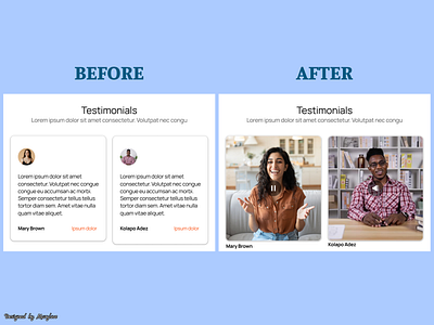 Enhanced Testimonials: From Static to Engaging branding design product design testimonials ui uiux user experience ux videos