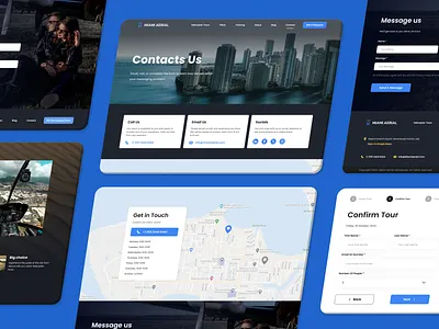 Miami Aerial – Inner pages of the Travel Website adventure attractions dribbble exploration helicopters landing mobile responsive tourism tours travel ui uiux web web app web design web ui webdesign website weekly