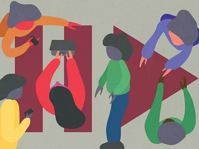 Editorial Graphic: Resuming Normal graphic design