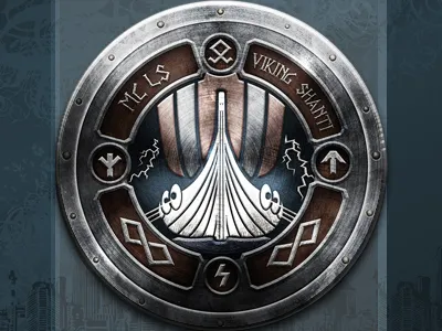 Viking Shanti cd cover illustration rap