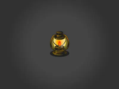 Oil Lamp icon lamp