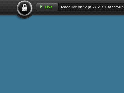 Lock/Unlock UI chrome cms controls icons silver status toolbar ui