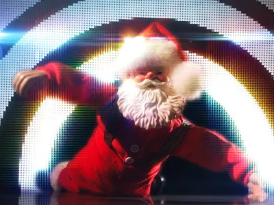 Fivestone Christmas Video animation puppet santa