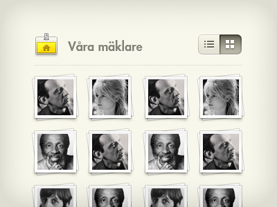 Our Real Estate Agents grid icon toggle