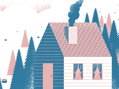 House In The Woods house illustration vector