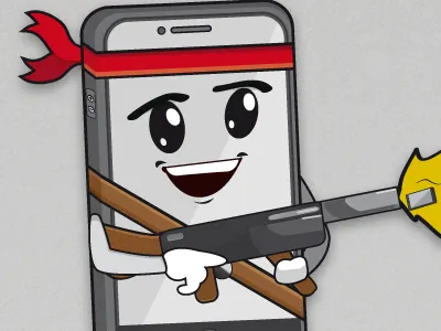 WA Character branding character design identity illustration jsteinberg mobile wireless