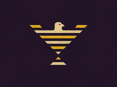 Eagle Holy Grail Logo Design combo design designer eagle grail graphic holy icon icons logo mark purple wine yellow