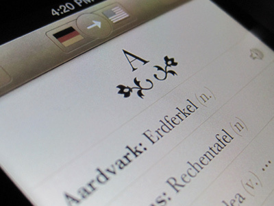 Languages Theme app ios iphone ui