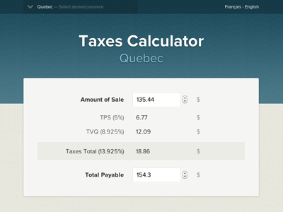 Taxes.app app debut ui web