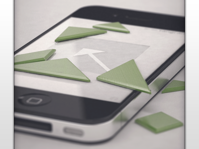 tangram! splash screen 3d eppz iphone reflect splash tangram ui