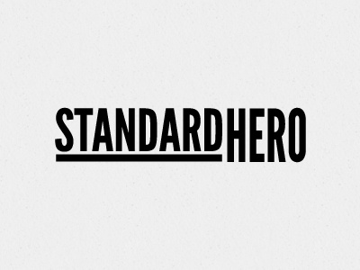 Standard Hero Logo Concept concept logo simple