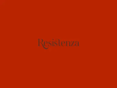 working on a new logo lettering ligatures logo red