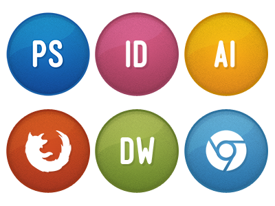 Program Icons applications buttons dock icons noise program vector