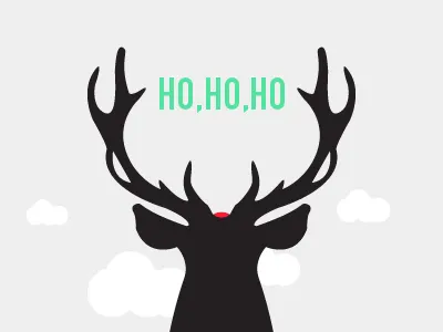 Reindeer Christmas Card card christ christmas holiday reindeer reindeers xmas