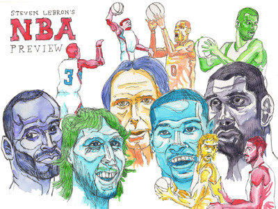 Wc Preview Lo basketball ink nba watercolor