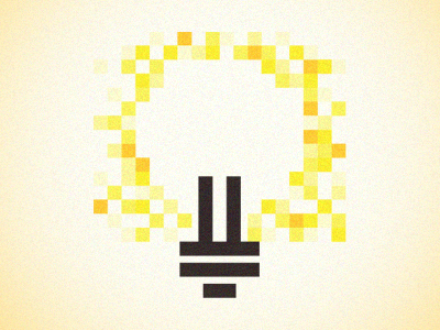 Light fun light pixel yellow