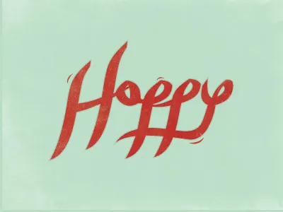 Happy Holidays Type - Improved - happy holidays improved type willdarbyshire