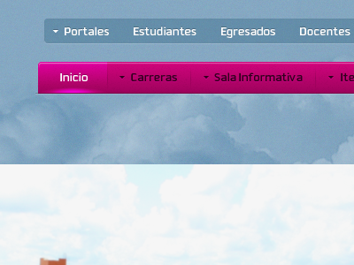 header ITESCAM hcreativos header menu ui web
