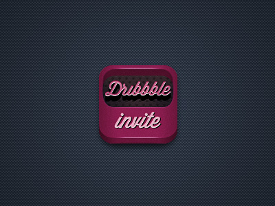 One Dribbble invite competition dark draft dribbble free icon invitation invite prospect