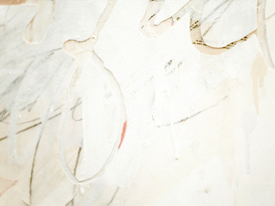 You are beautiful, detail two. lettering mixed media painting texture type