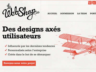 La Web Shop agency design web webdesign website wordpress