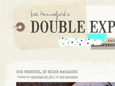 Double Exposures blog collage paper