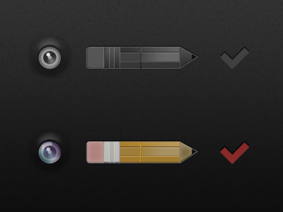 iPhone App Icons app camera eraser icon iphone pencil ui