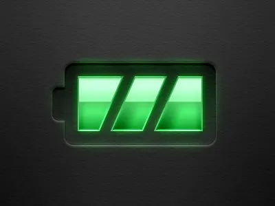 Battery Indicator for Digital Camera battery black camera glass green ui