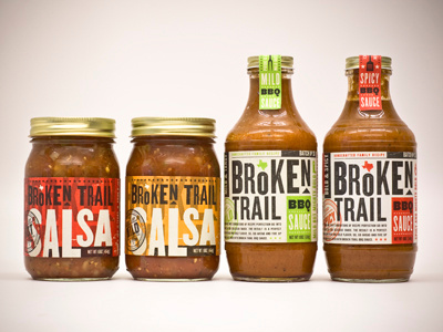 Broken Trail Packaging design packaging typography