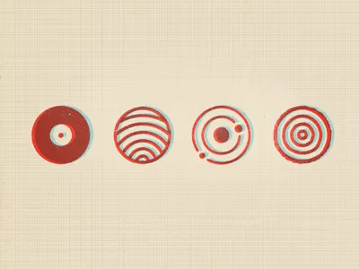 Nightsound Studios Expanded Iconography 3d circles icons orbit record ring sound symbol tree