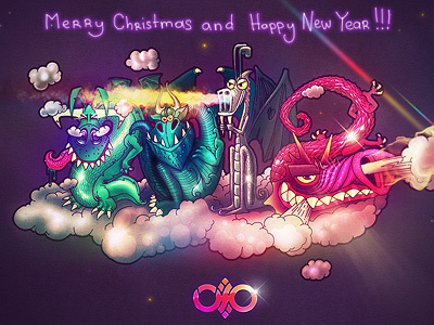 MC&HNY2012 christmas happy merry new year