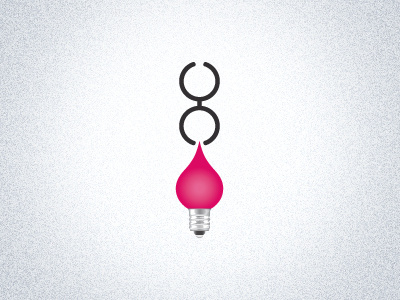 Merry Christmas burr christmas ink kevin lightbulb logo mark ocular