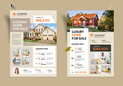 Interior Flyers Template poster