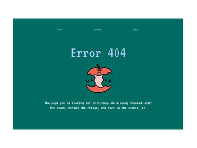 404 Page Design. Daily UI. Challenge #008 404 error page challenge cleanui creative design creative error page dailyui dailyuichallenge fun error page lost page ui uidesign userinterface