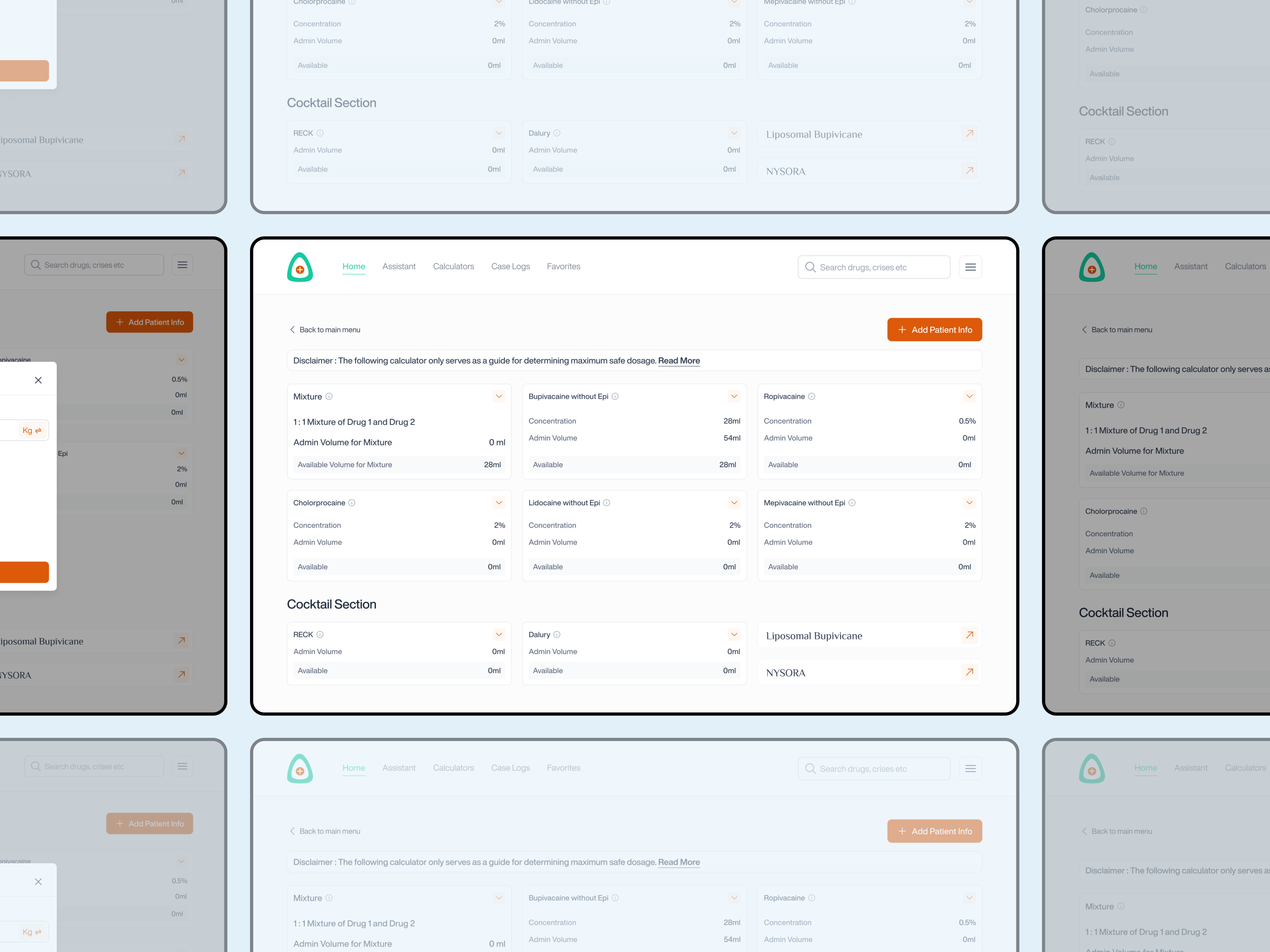 Anesthesia One - Safer Local Ui UX Design anesthesiaapp clinicalui doctorapp ehrdesign healthappui healthcareappdesign healthcaredesign healthtech hospitalapp medicalappdesign medicaldashboard medicalinterface medicalsoftwareui medicalui medicalux nursingappui patientcareapp patientsafety surgicalapp telemedicineui