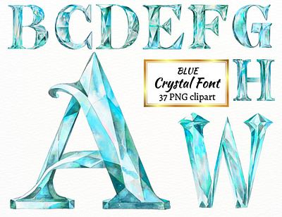 Blue Crystal Font