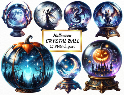 Halloween Crustal Ball