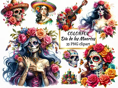 Dia de los Muertos, La Catrina, Sublimation Designs