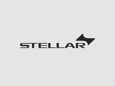 Stellar brand branding design futuristic logo logodesign logodesigner minimal modern space stellar