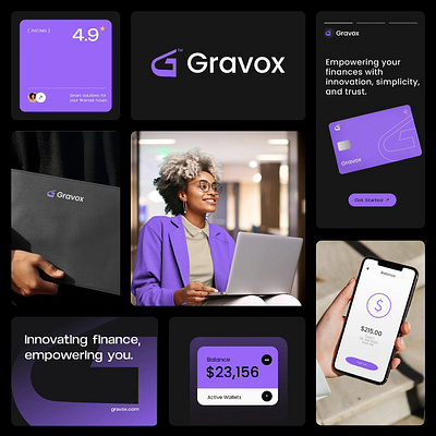 Gravox – Brand Identity & Logo Design