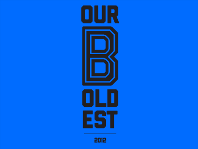 Our Boldest 2012 v2 identity