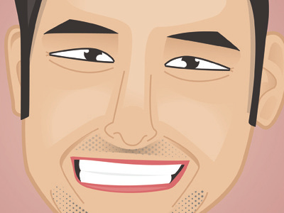 Jon from Jon & Kate + 8 asian illustration man pink reality tv tan vector