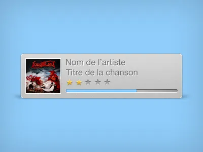 Faites du bruit audio ecoute ecoute widget noise skin