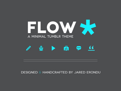 Flow - A minimal tumblr theme flow minimal theme tumblr