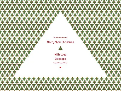 Merry Christmas 2011 christmas pixel tree