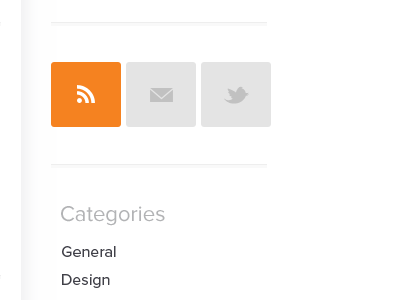 Sidebar categories icons rss sidebar wordpress