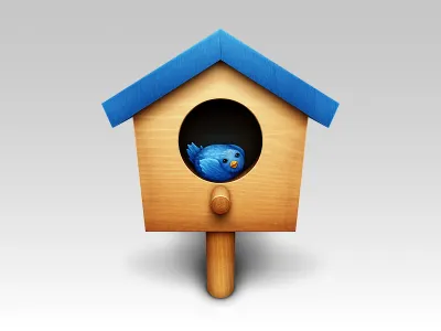 Twitter Birdhouse bluebird house icon mac