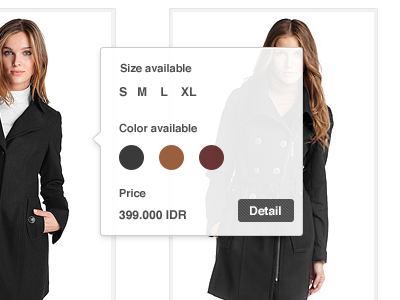simple tooltip fashion interface ui ui element web design