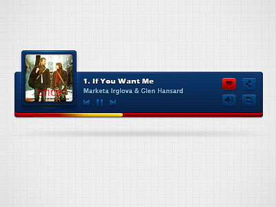 Mini Player interface mini music player ui